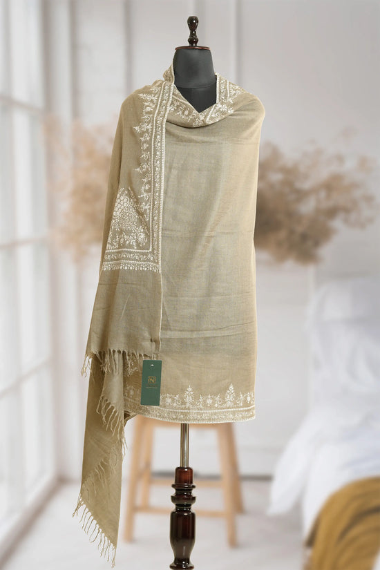 Belgium Toosh with Sozni Embroidery Border