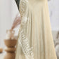 Belgium Toosh with Sozni Embroidery Border