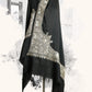 Black Tilla Border Shawl