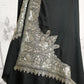 Black Tilla Border Shawl