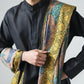 Kalamkari Shawl with Sozni Embroidery