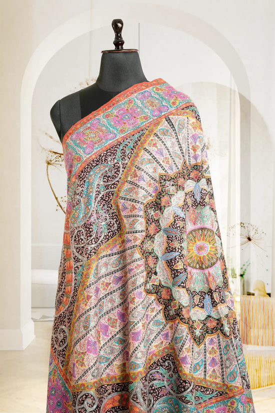Women's Multi Color Kalamkari Shawl