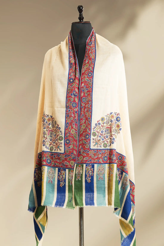 Kalamkari Border Stole