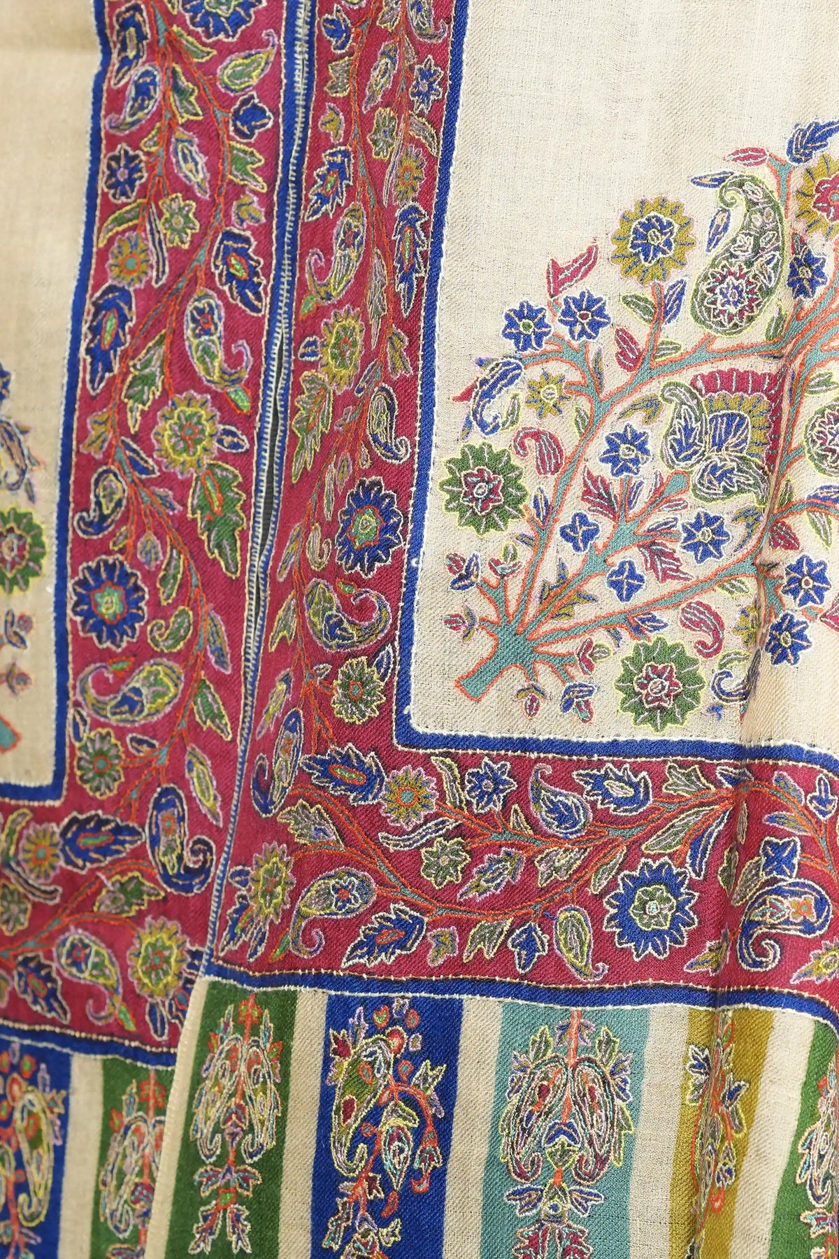 Kalamkari Border Stole