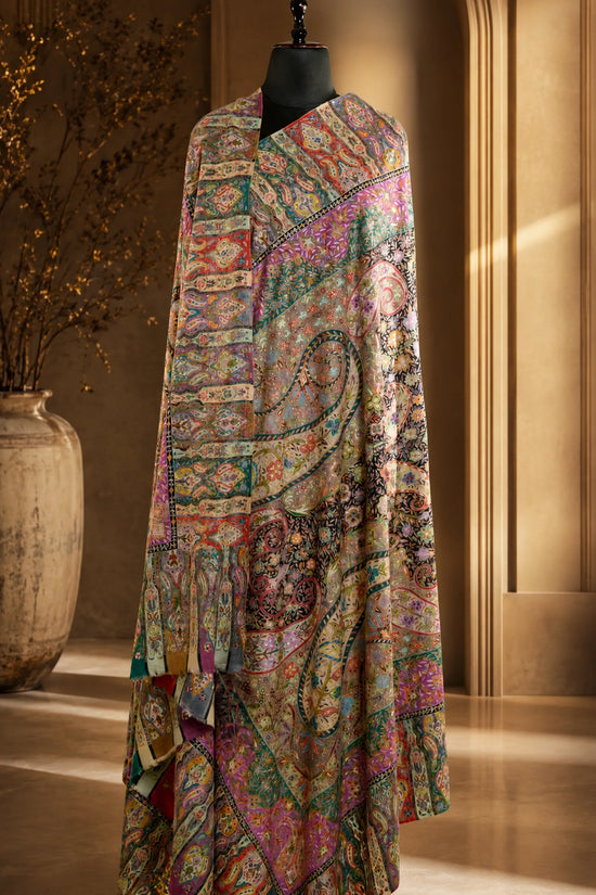 Kalamkari Jamawar Shawl Men's