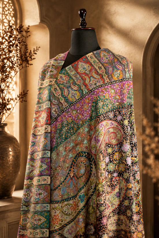 Kalamkari Jamawar Shawl Men's