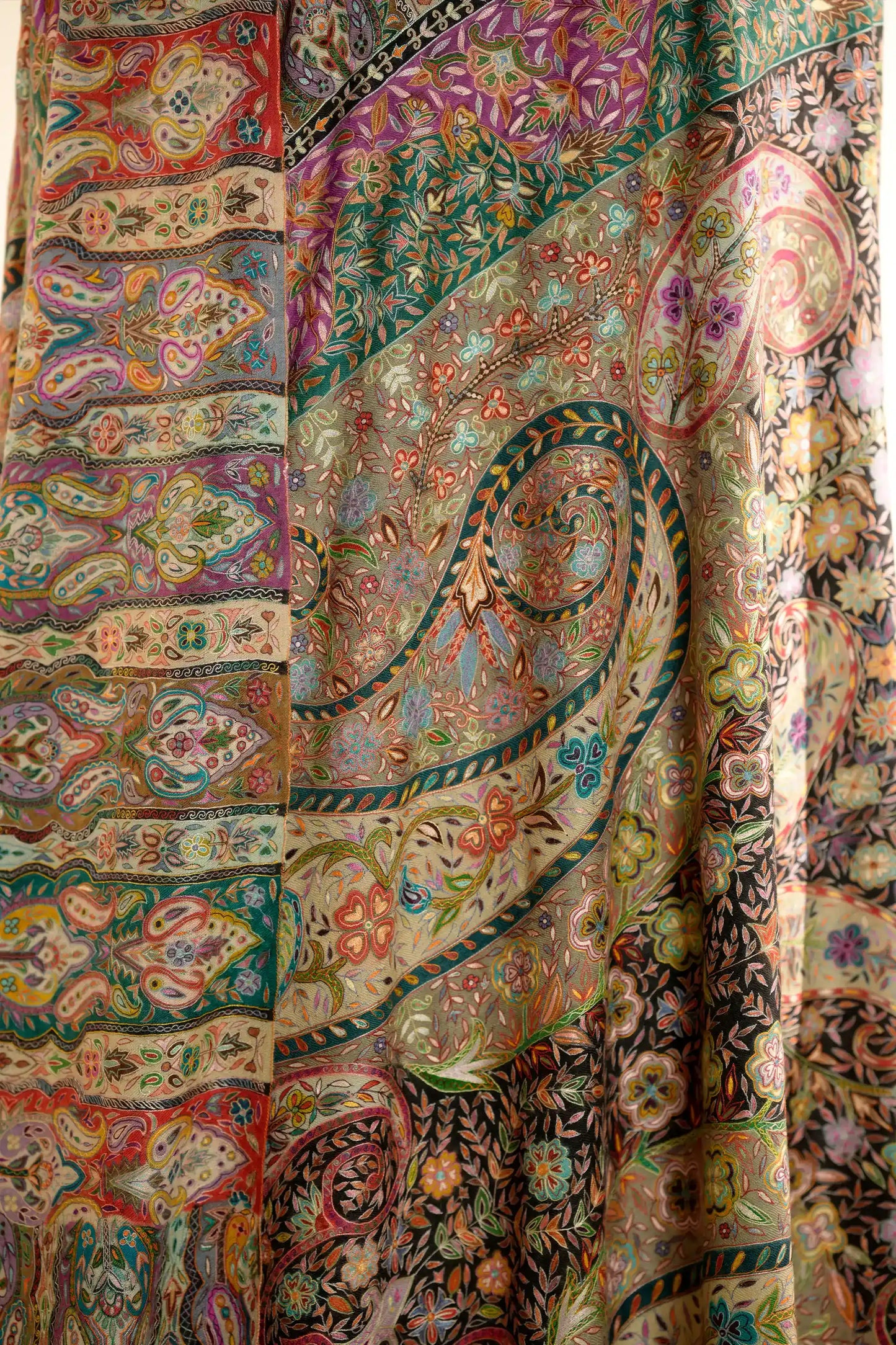 Kalamkari Jamawar Shawl Men's