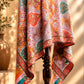 Kalamkari Silken Sozni Jamawar Shawl(A)