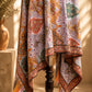 Kalamkari Silken Sozni Jamawar Shawl(A)