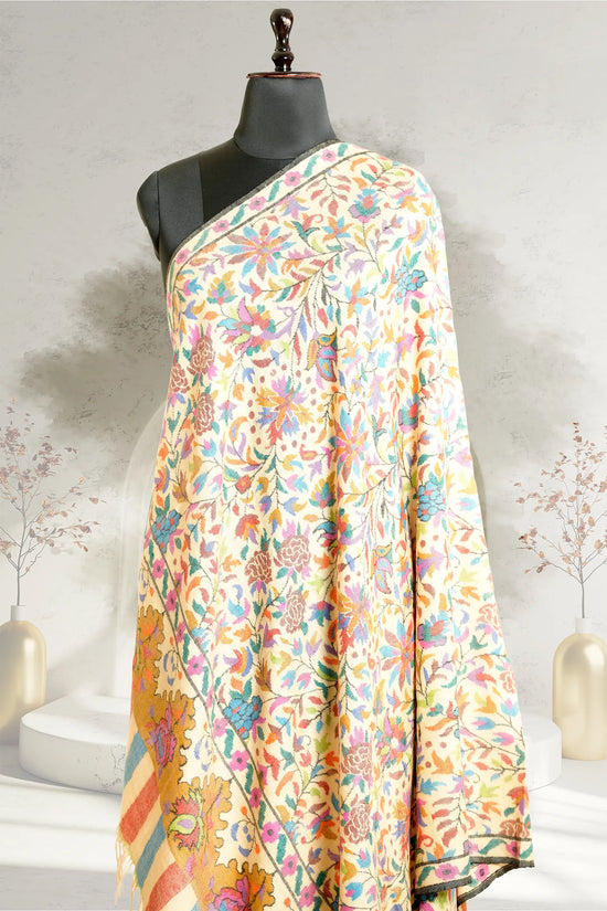 Butter Yellow Kani Shawl