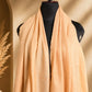 Peach Stole with Kani Border
