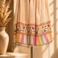 Peach Stole with Kani Border