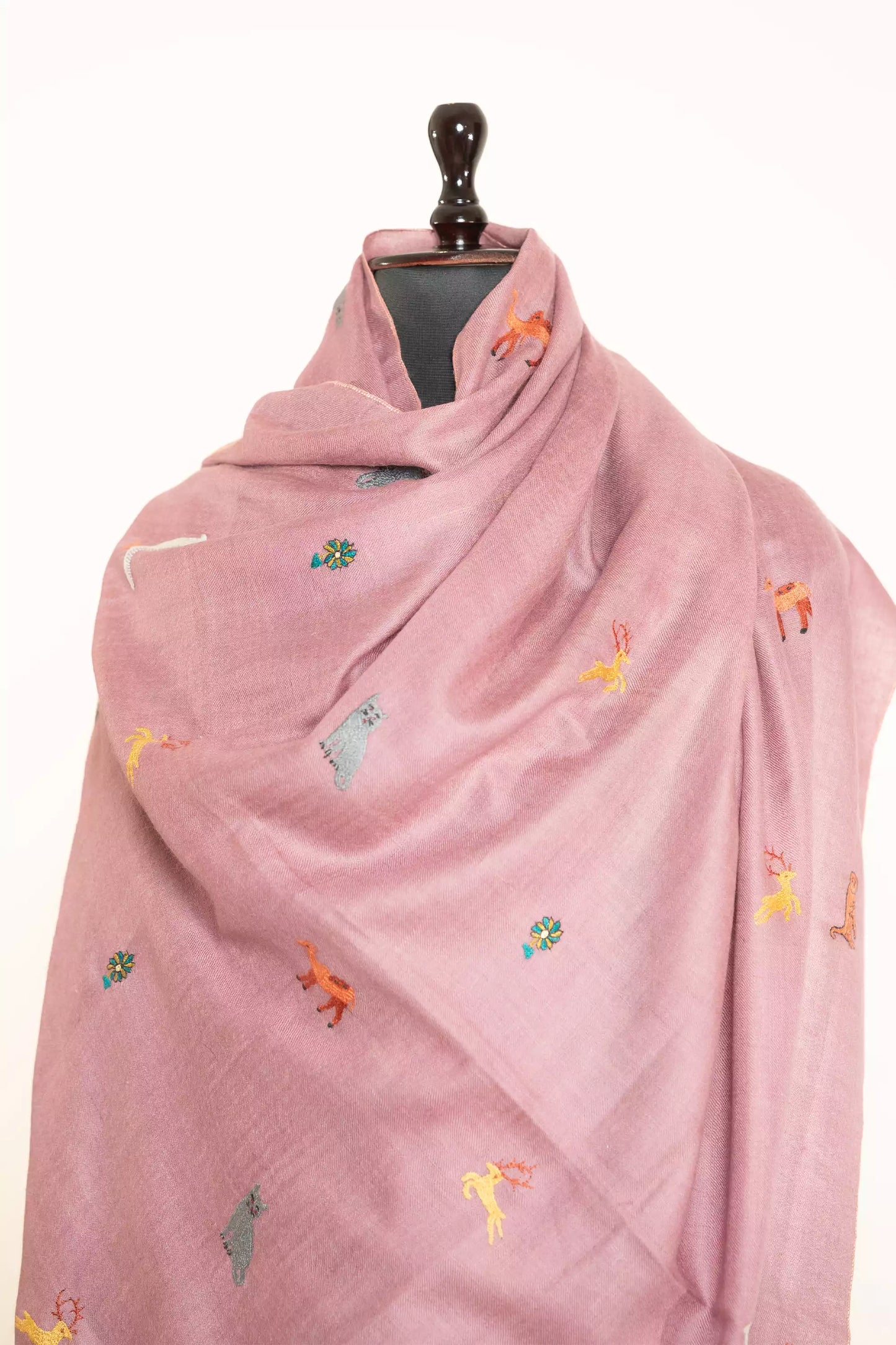 Pink Figuer Stole (A)
