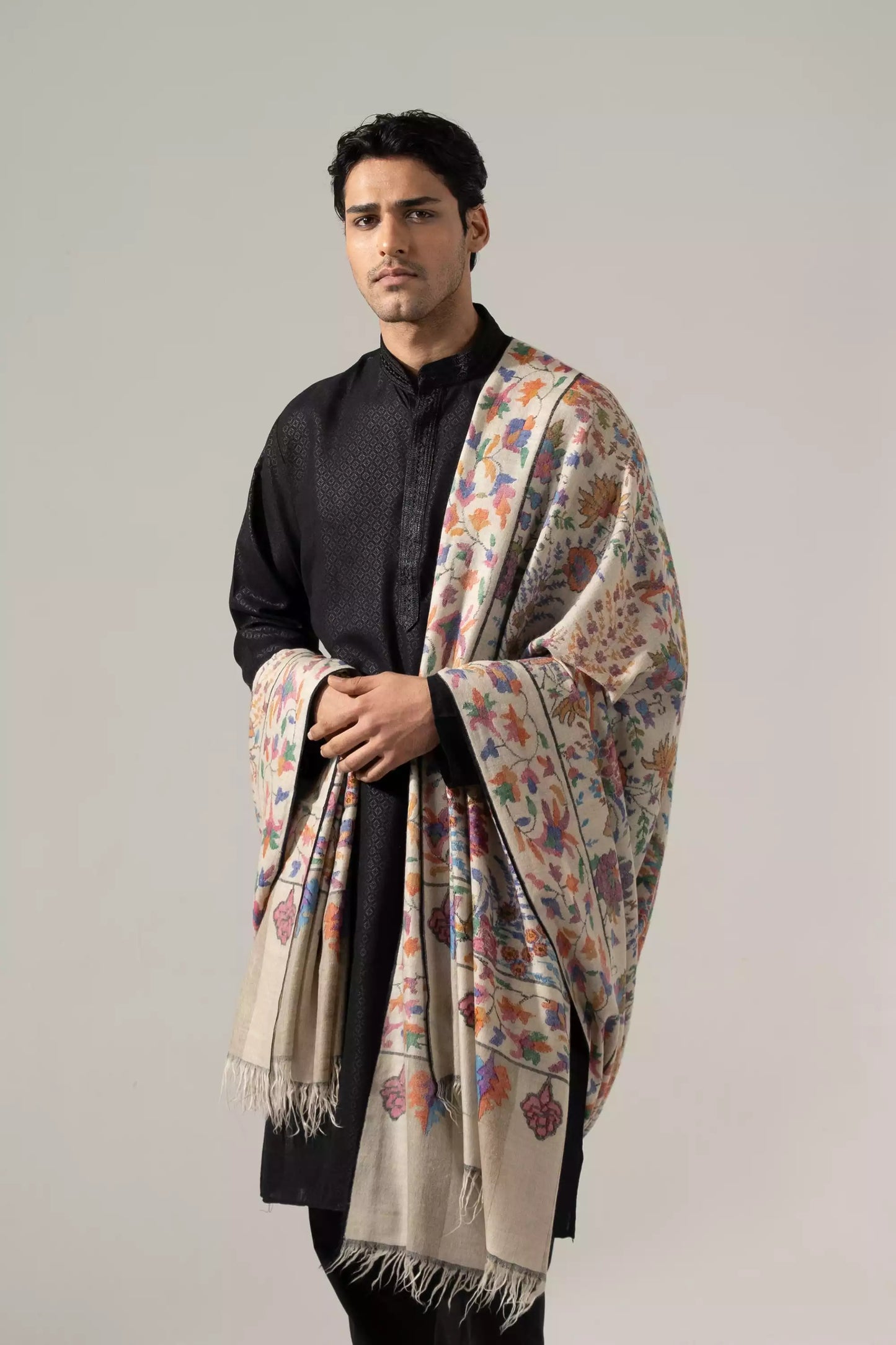 Men's Kani Shawl in Belgium Toosh