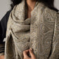 Women's Sozni  Jamawar Shawl with Tilla Highlights