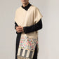 Men's Off White Kani Border Shawl