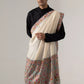 Paper Mache Shawl in Off White