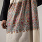 Paper Mache Shawl in Off White