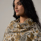 Kani Pashmina Shawl Black & Beige for Women