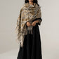 Kani Pashmina Shawl Black & Beige for Women
