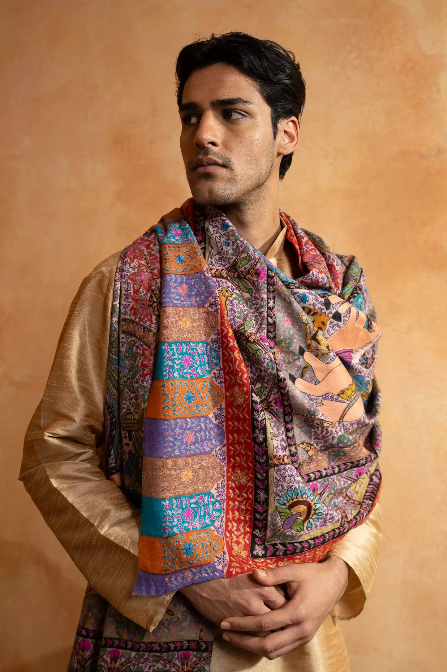 Shikargah Kalamkari Shawl