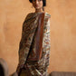 Kalamkari Jamawar with Sozni Embroidery