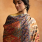 Pashmina Jamawar with Kalamkari Border