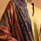 Pashmina Jamawar with Kalamkari Border