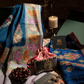 Pashmina Tilla Border Ladies Royal Blue