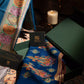 Pashmina Tilla Border Ladies Royal Blue