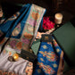 Pashmina Tilla Border Ladies Royal Blue