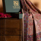 Pashmina Jamawar Shawl with Kalamkari Border Ladies