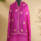 Rani Pink Stole with Tilla Bootis