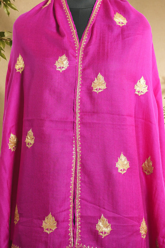 Rani Pink Stole with Tilla Bootis