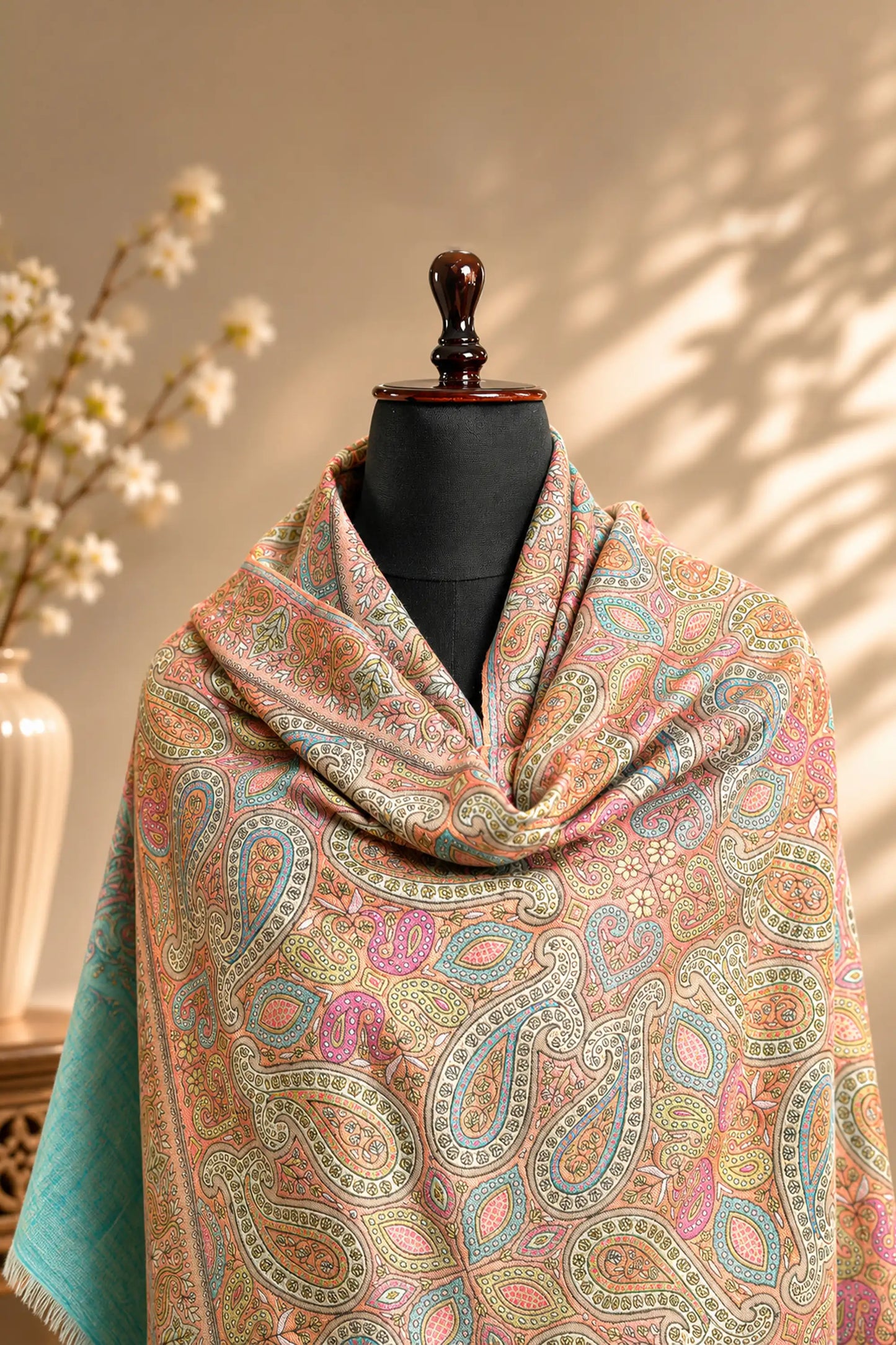 Sozni Embroidery Shawl