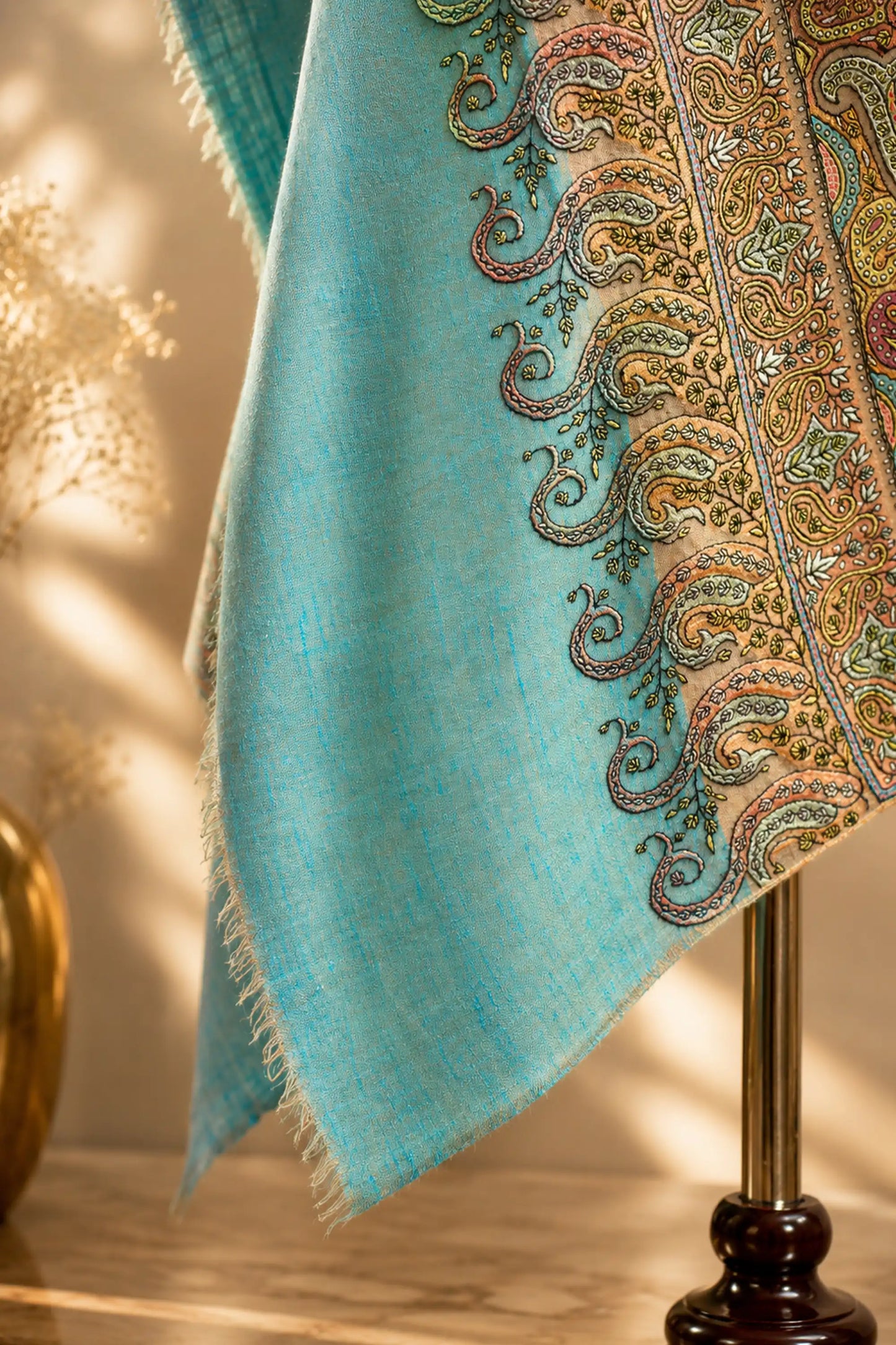 Sozni Embroidery Shawl