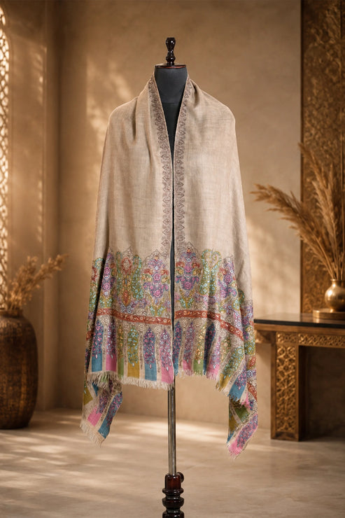 Sozni Embroidery Stole