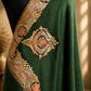 Tilla Embroidery Border Shawl with Sozni Highlights