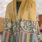 Women's Kani Palla Shawl in Camel Colour