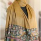 Women's Kani Palla Shawl in Camel Colour