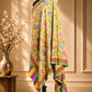 Yellow Kalamkari Shawl